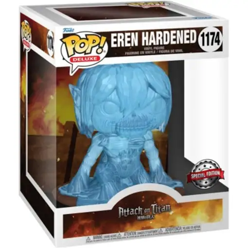 Funko pop deluxe animacion attack on titan eren hardened cristal exclusivo 60295