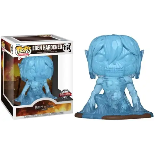 Funko pop deluxe animacion attack on titan eren hardened cristal exclusivo 60295