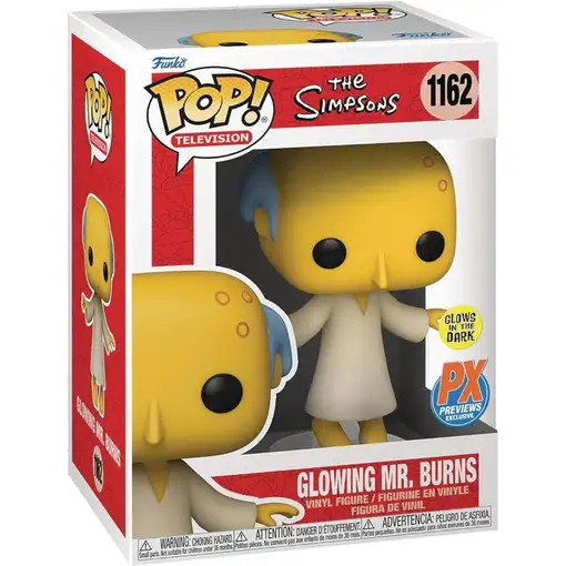 Figura pop simpsons glowing mr.burns exclusive