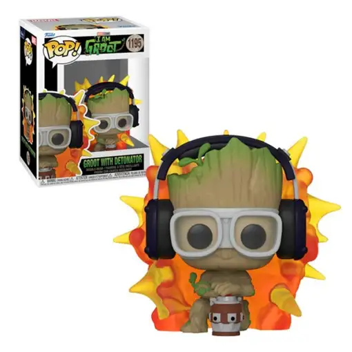 Funko pop marvel guardianes de la galaxia groot con detonador 70653