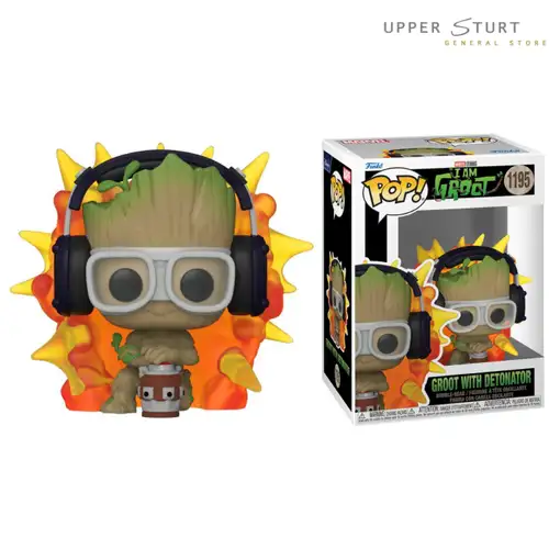 Funko pop marvel guardianes de la galaxia groot con detonador 70653