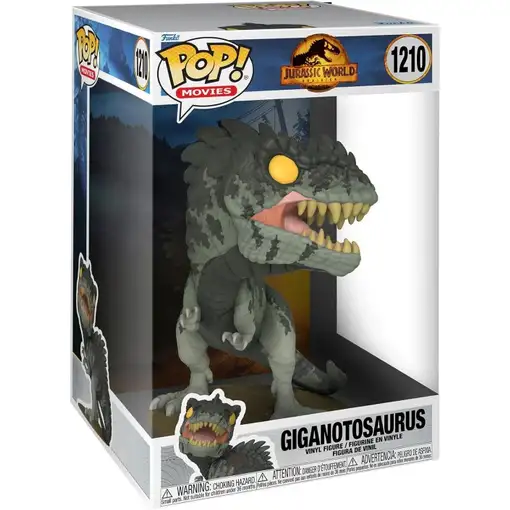 Funko pop jumbo cine jurassic park world dominion giganotosaurus 55378