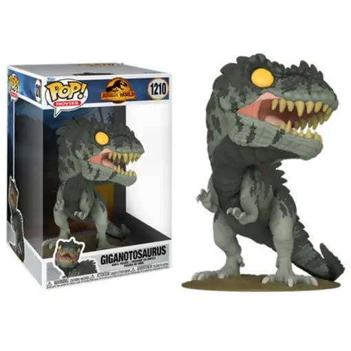 Funko pop jumbo cine jurassic park world dominion giganotosaurus 55378