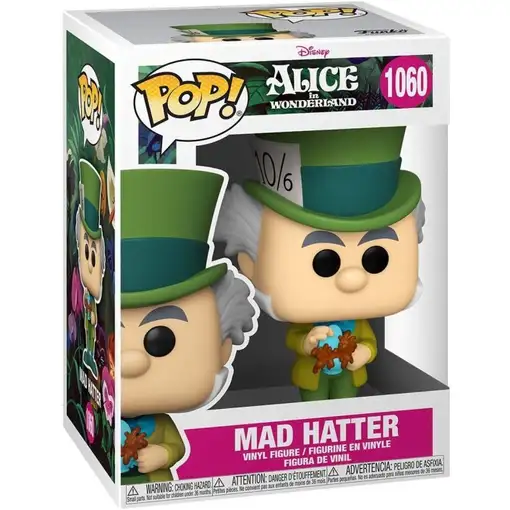 Figura pop disney alicia en el pais de las maravillas mad hatter