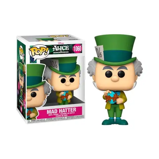 Figura pop disney alicia en el pais de las maravillas mad hatter