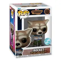 Figura pop marvel guardianes de la galaxia rocket exclusive