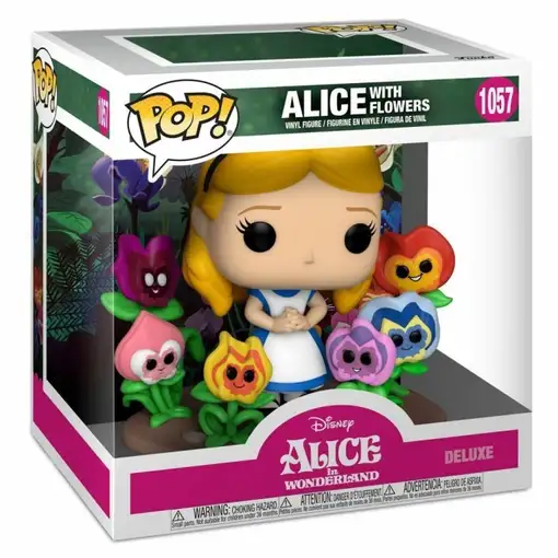 Figura pop disney alicia en el pais de las maravillas 70th alice with flowers