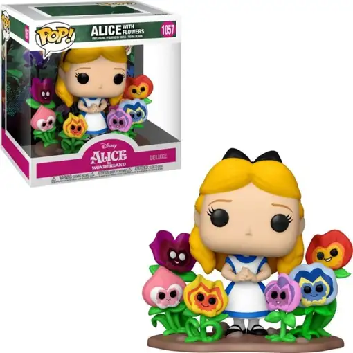Figura pop disney alicia en el pais de las maravillas 70th alice with flowers