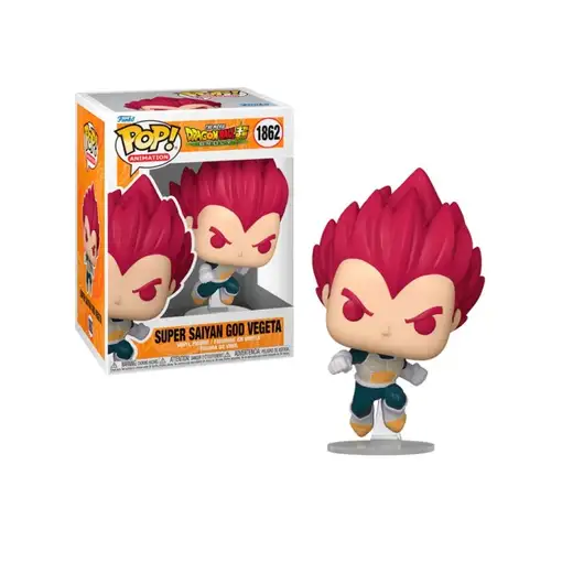 Funko pop dragon ball broly super saiyan god vegeta