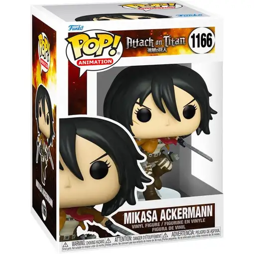 Figura pop attack on titan mikasa ackermann