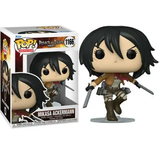 Figura pop attack on titan mikasa ackermann