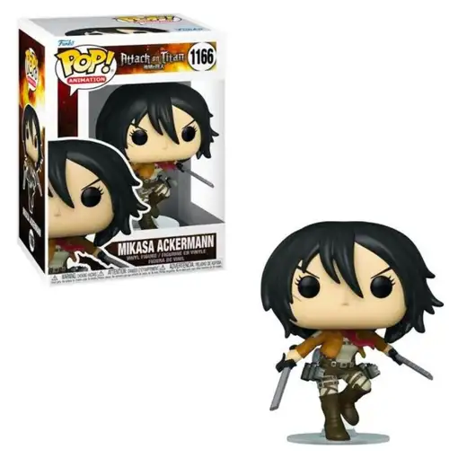 Figura pop attack on titan mikasa ackermann