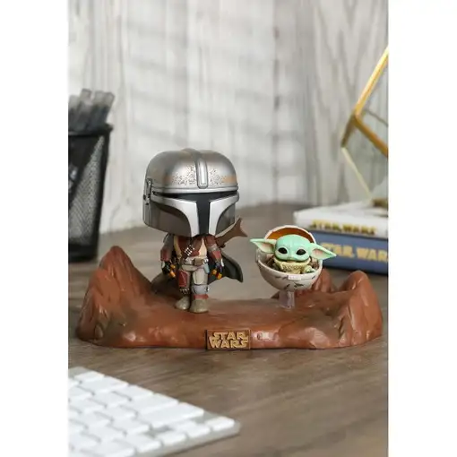 Funko pop! el mandaloriano & el nino (baby yoda) the mandalorian