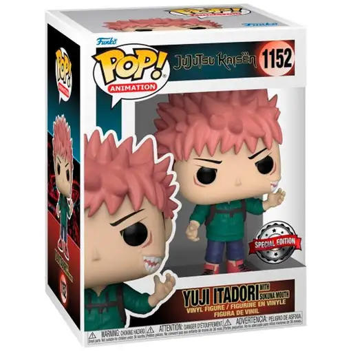 Figura pop jujutsu kaisen itadori exclusive