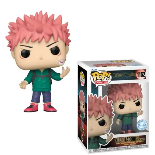 Figura pop jujutsu kaisen itadori exclusive
