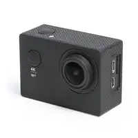Cámara Deportiva de acción Klack Pro 4K Con Mando Negro