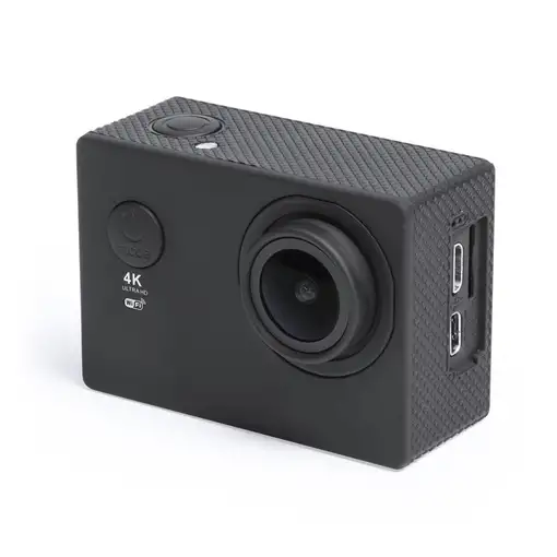 Cámara Deportiva de acción Klack Pro 4K Con Mando Negro