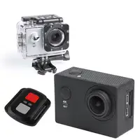 Cámara Deportiva de acción Klack Pro 4K Con Mando Negro