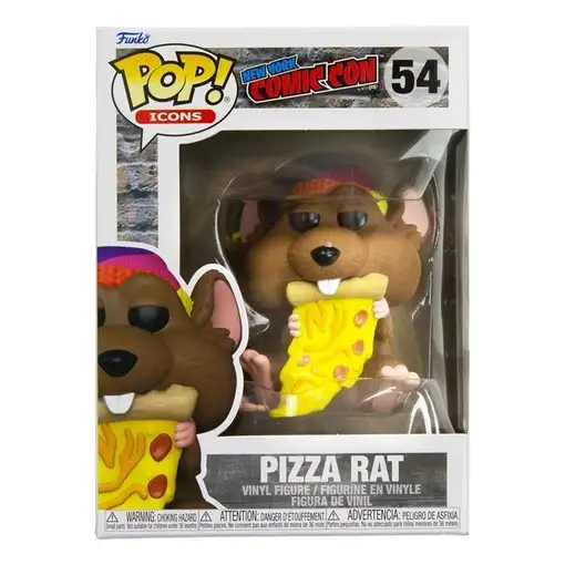 Figura pop new york comiccon pizza rat exclusive