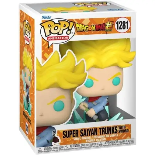 Funko pop dragon ball super super saiyan trunks con espada 58019