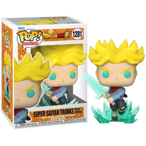 Funko pop dragon ball super super saiyan trunks con espada 58019