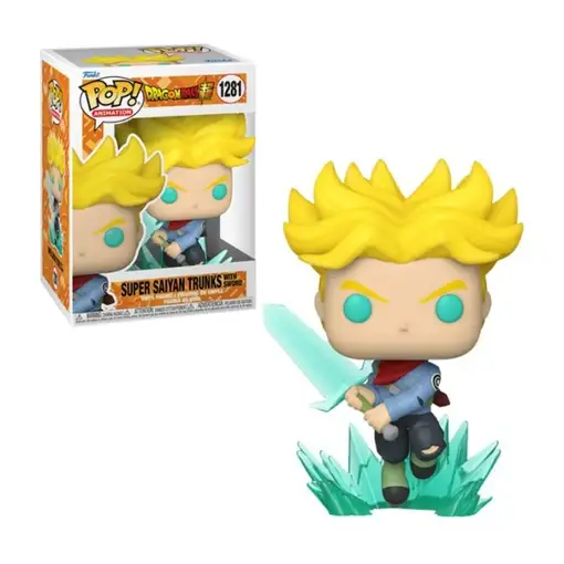 Funko pop dragon ball super super saiyan trunks con espada 58019