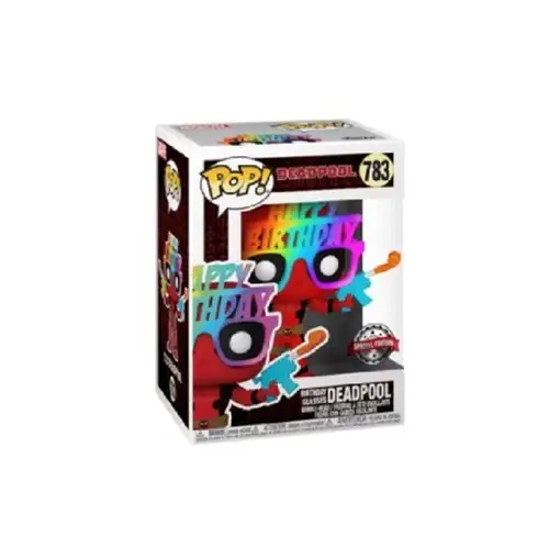 Figura pop marvel deadpool 30th birthday hat deadpool exclusive