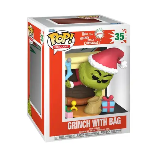 Figura pop deluxe the grinch with bag