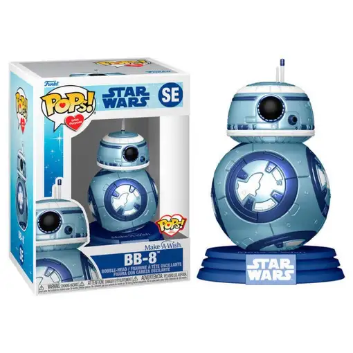 Figura pop star wars make a wish bb-8 metallic