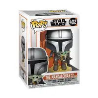 Figura pop star wars the mandalorian mando flying with jet pack