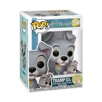 Funko pop la dama y el vagabundo vagabundo con cachorro