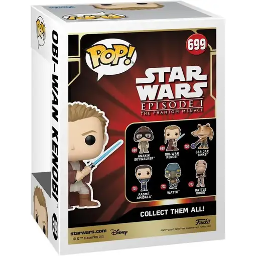 Funko pop star wars the phantom menace obi wan joven 76018