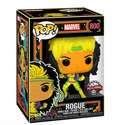 Funko pop marvel black light rogue multicolor exclusivo 55164