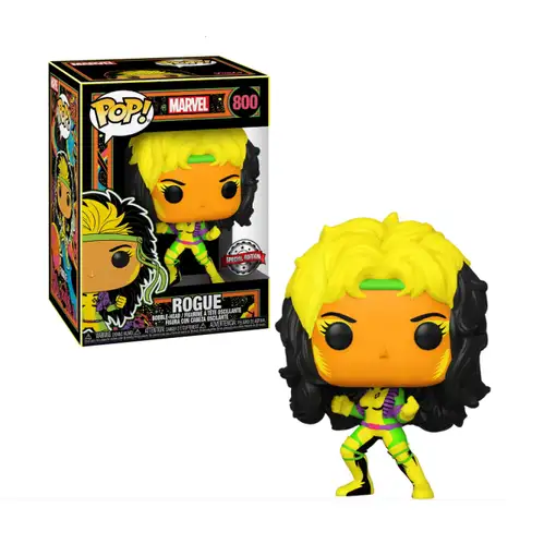 Funko pop marvel black light rogue multicolor exclusivo 55164