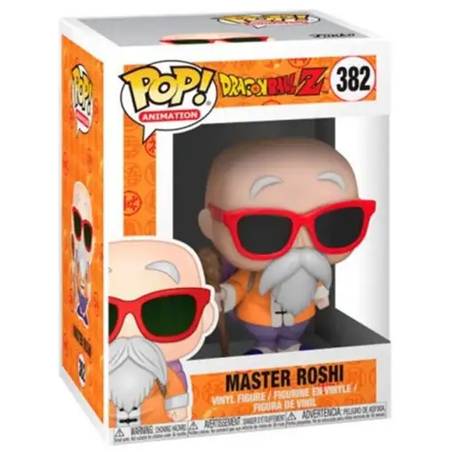 Funko pop master roshi 382 - dragon ball z - 889698322607