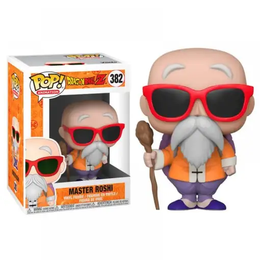 Funko pop master roshi 382 - dragon ball z - 889698322607