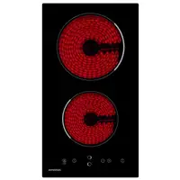 Infiniton VIT2FBN Negro Integrado 30 cm Cerámico 2 zona(s)