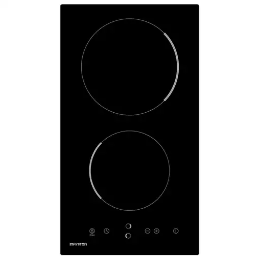 Infiniton VIT2FBN Negro Integrado 30 cm Cerámico 2 zona(s)