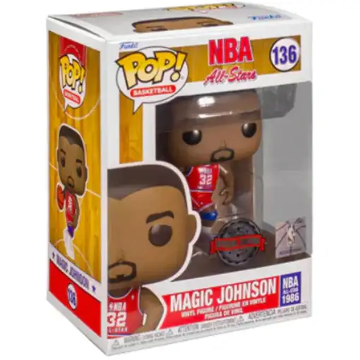Figura pop nba legends magic johnson exclusive