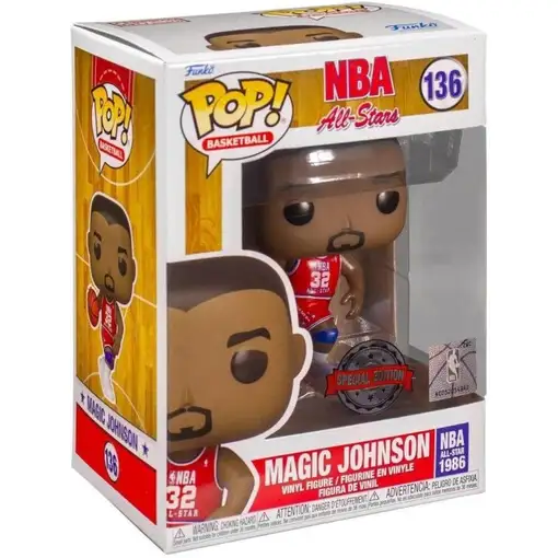 Figura pop nba legends magic johnson exclusive