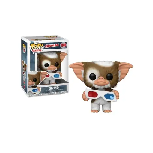 Figura pop gremlins gizmo with 3d glasses