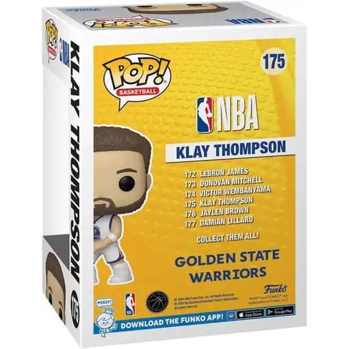Funko pop kaly thompson 175 - warrios nba  - 889698751223
