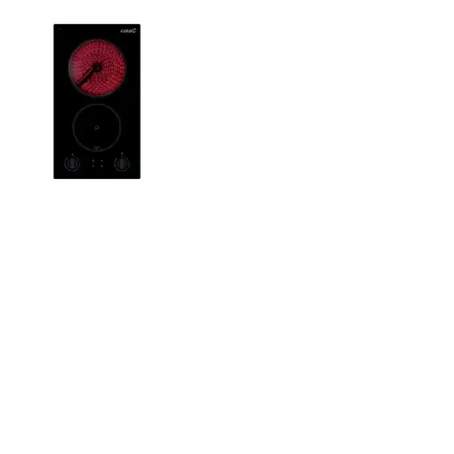 CATA VI 302 Negro Integrado 29 cm Cerámico 2 zona(s)