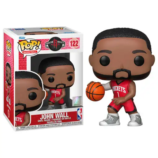 Figura pop nba celtics rockets johnwall red jersey