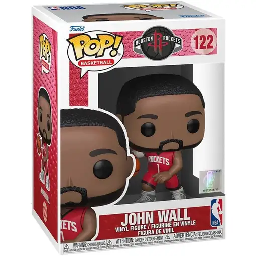 Figura pop nba celtics rockets johnwall red jersey