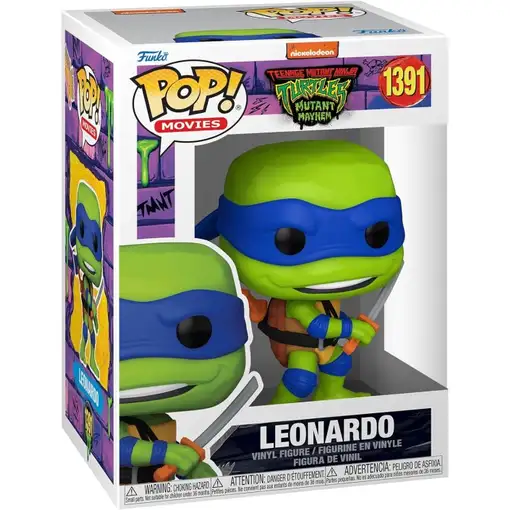 Figura pop tortugas ninja leonardo