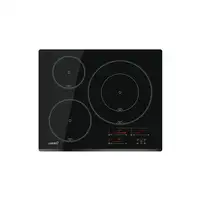 CATA INSB 6032 BK Negro Integrado 63 cm Cerámico 3 zona(s)