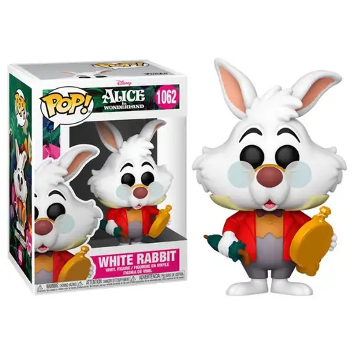 Figura pop disney alicia en el pais de las maravillas white rabbit with watch