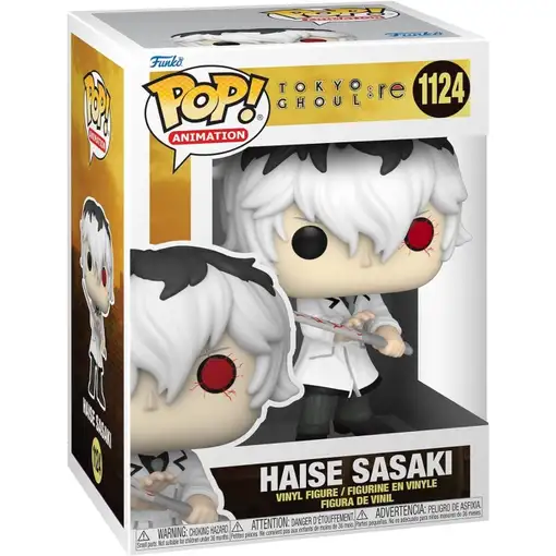 Funko pop animation: tokyo ghoul:re - haise sasaki