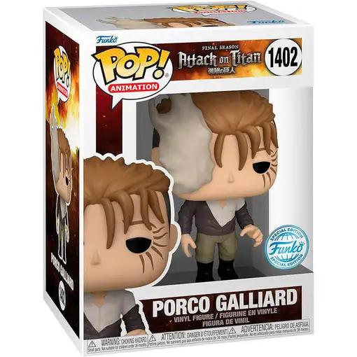Figura pop attack on titan porco galliard exclusive